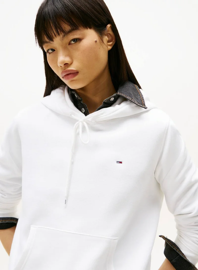 TOMMY JEANS Flag Embroidery Drawstring Hoody