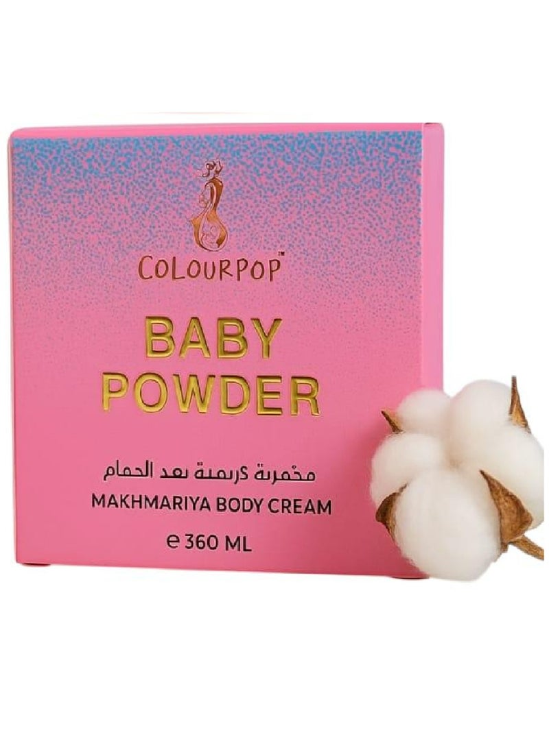 ColourPop Baby Powder Makhariya Body Cream 360 ml - Image 3