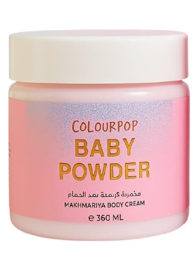 ColourPop Baby Powder Makhariya Body Cream 360 ml - Image 1