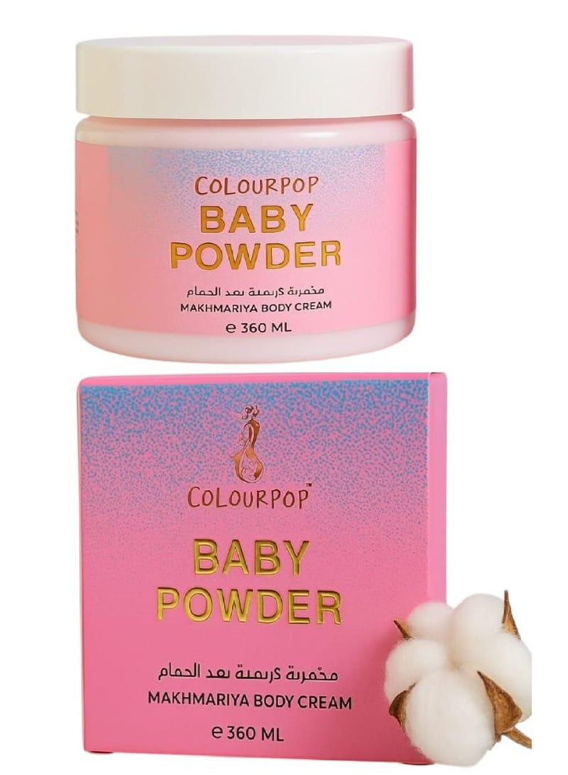 ColourPop Baby Powder Makhariya Body Cream 360 ml - Image 2
