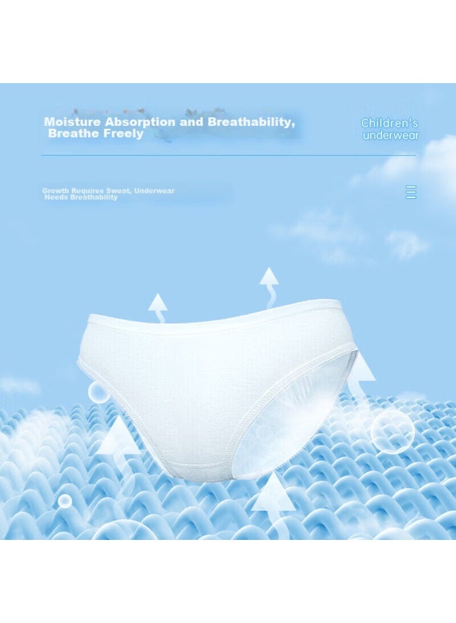 Free Go Freego Children's Disposable Underwear, Triangle Travel Pure Cotton Breathable Sterilized, For Older Children And Teenagers, 5-pack, Girls' M Size  - Image 3