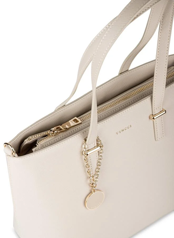 Vincci Beige Women Tote Bag for Women | Best Price UAE