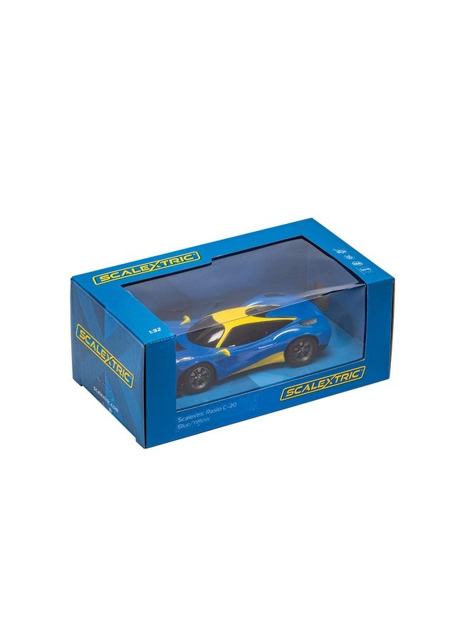 Scalextric Rasio C20 Blue and Yellow 1:32 Slot Race Car C4141 - Image 2