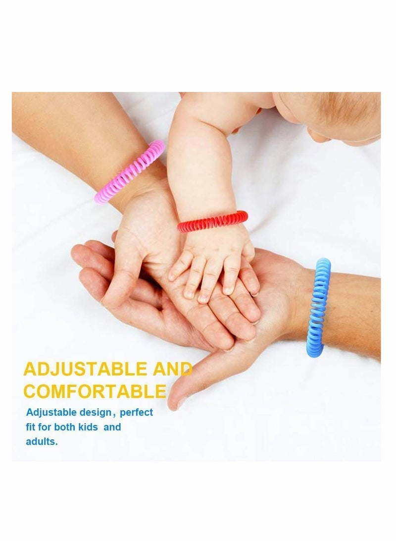 KASTWAVE 12 Pack Reusable Bracelet Natural And Waterproof Wrist Bands For Children And Adults Nature Citronella Lemongrass And Eucalyptus Individually Wrapped Travel Protection Outdoor Indoor - Image 4