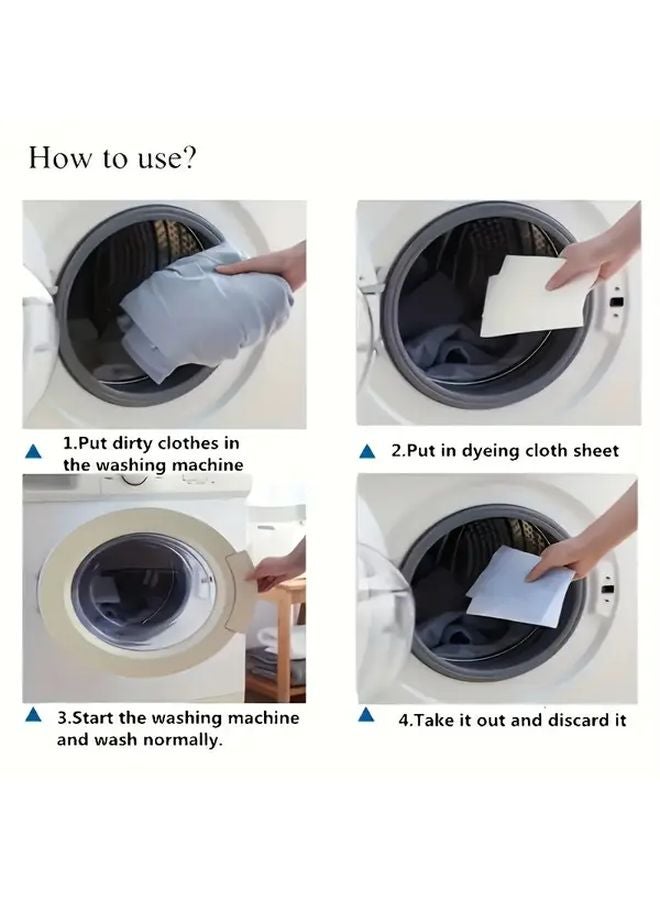 100 Pcs Color Protection Sheets For Laundry Enhance Softness And Shine Garment Care - Image 5