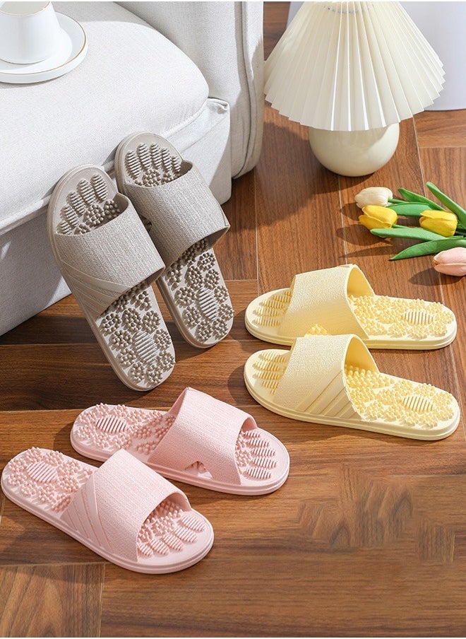Generic Massage Slippers for Plantar Fasciitis for Men, Acupuncture Slippers Plantar Pain Relief Non-Slip Massage Sandals Men Stress Relief for Bathï¼Greyï¼  - Image 4