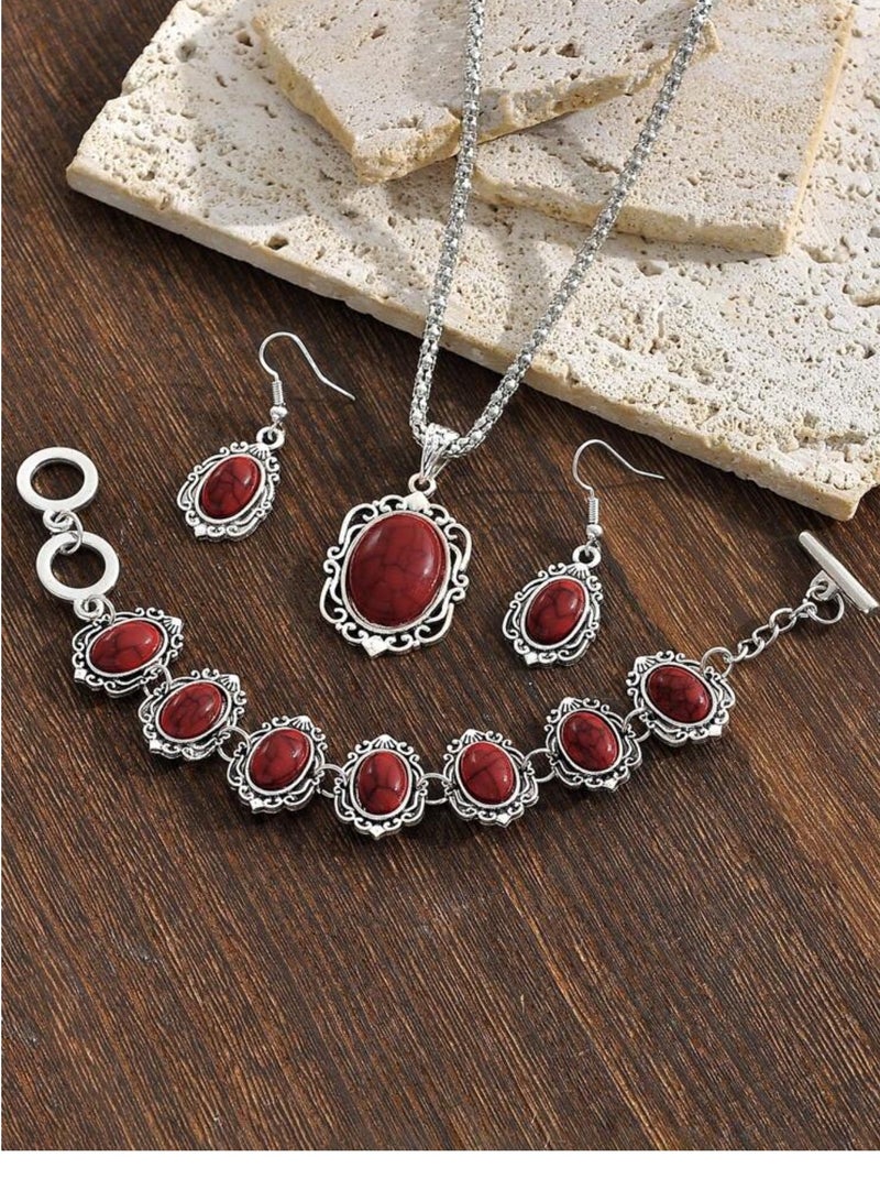 Equal Elegant & High Quality Heritage Women's Jewellery Set - Image 1