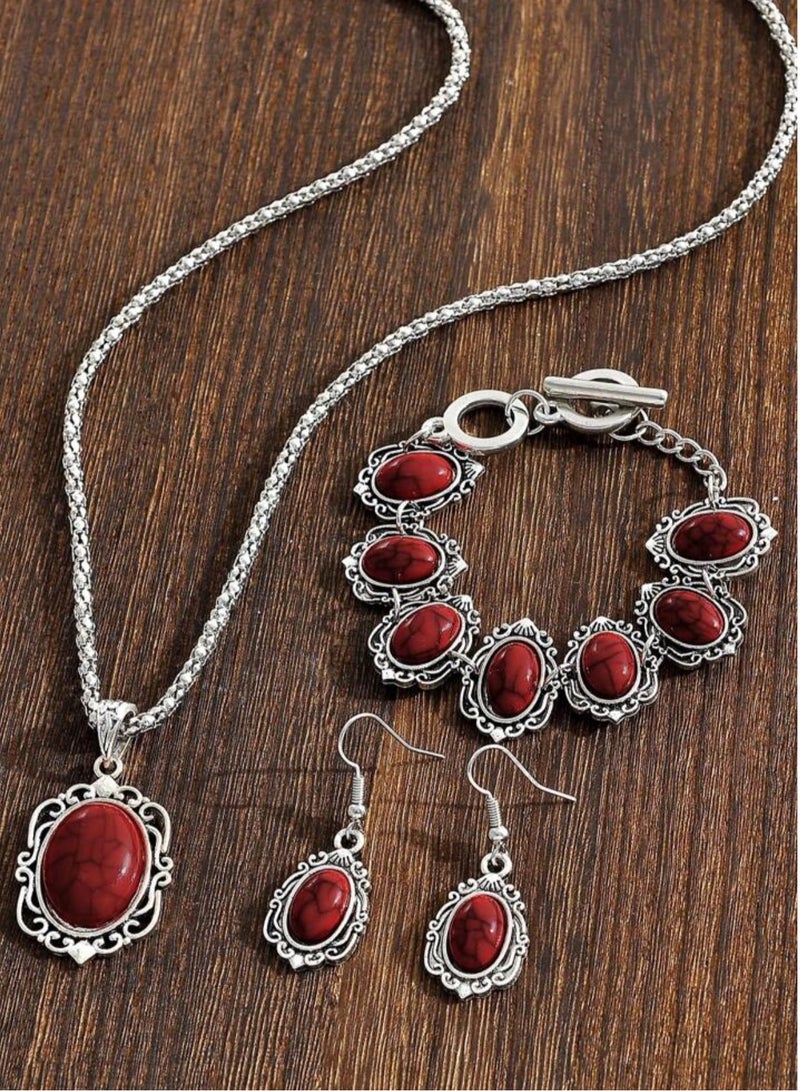 Equal Elegant & High Quality Heritage Women's Jewellery Set - Image 3
