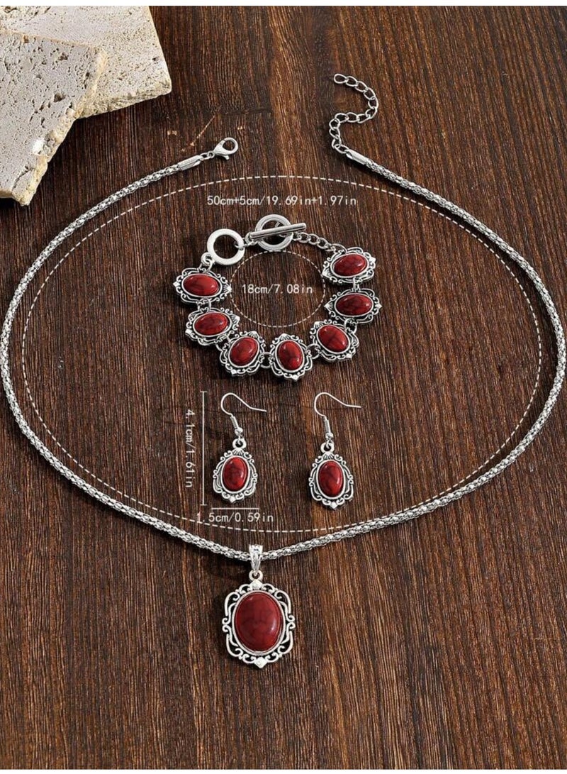 Equal Elegant & High Quality Heritage Women's Jewellery Set - Image 4