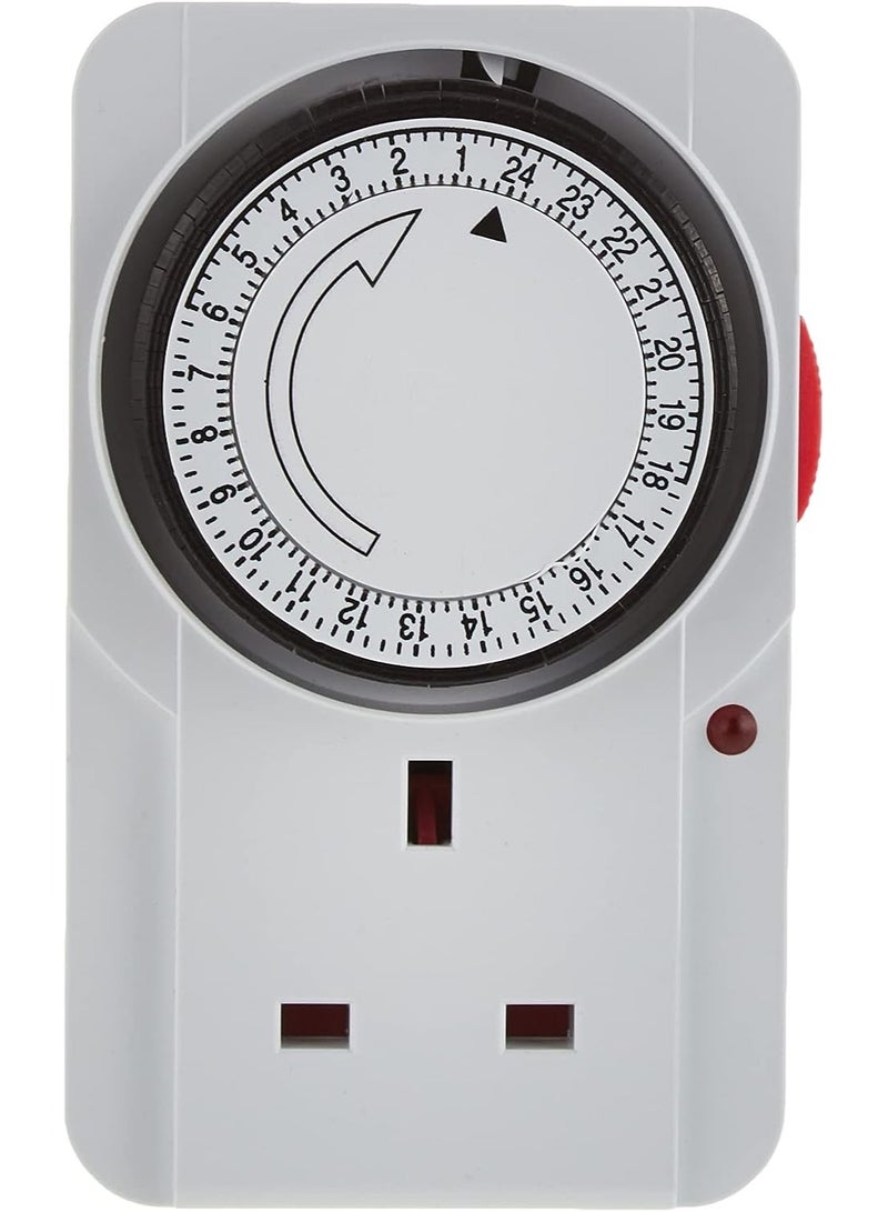 Electronic Plug in Timer Switch 24hr, Multicolor, WSTT60 - Image 1