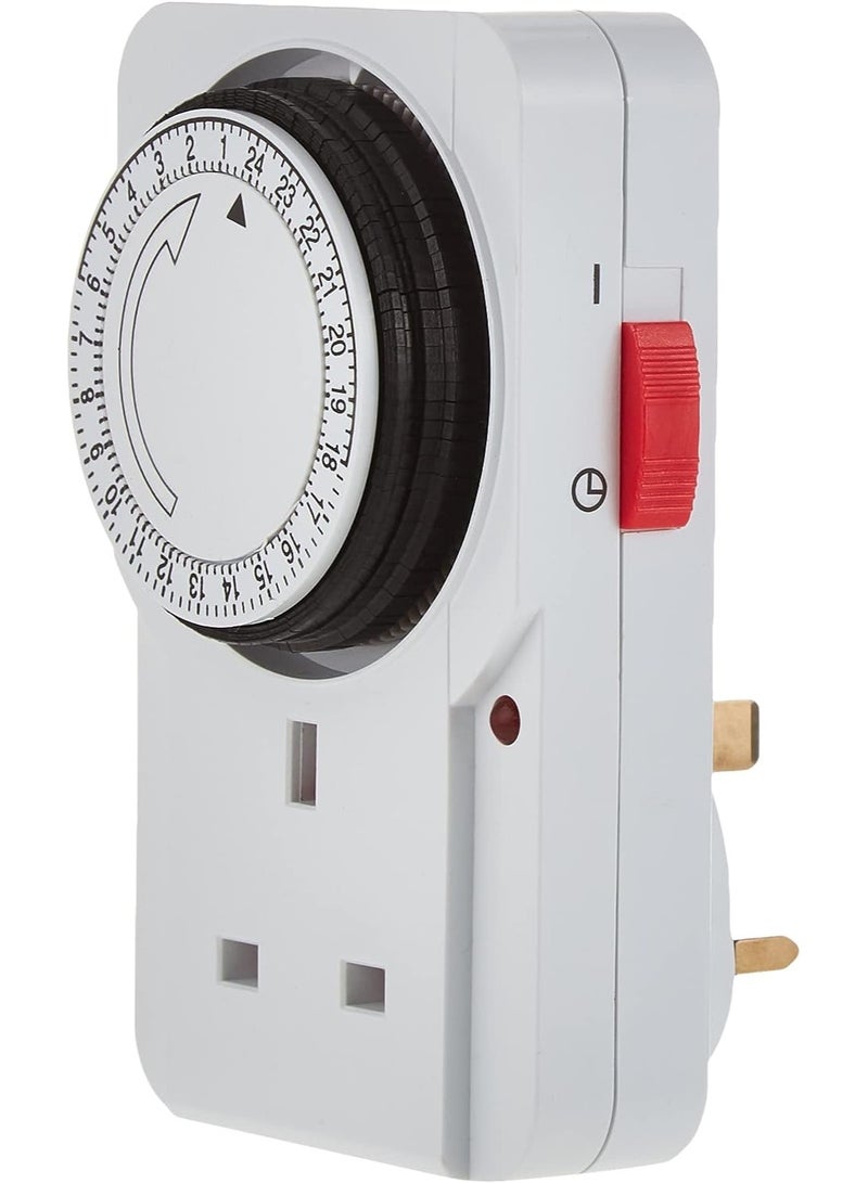 Electronic Plug in Timer Switch 24hr, Multicolor, WSTT60 - Image 2
