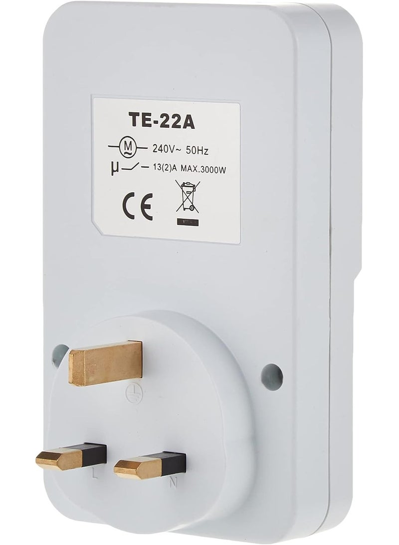 Electronic Plug in Timer Switch 24hr, Multicolor, WSTT60 - Image 3