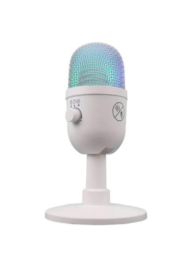 ميكروفون مكثف ZFSZ RGB للألعاب USB مع كتم صوت بلمسة واحدة وحامل مضاد للاهتزاز - Image 1