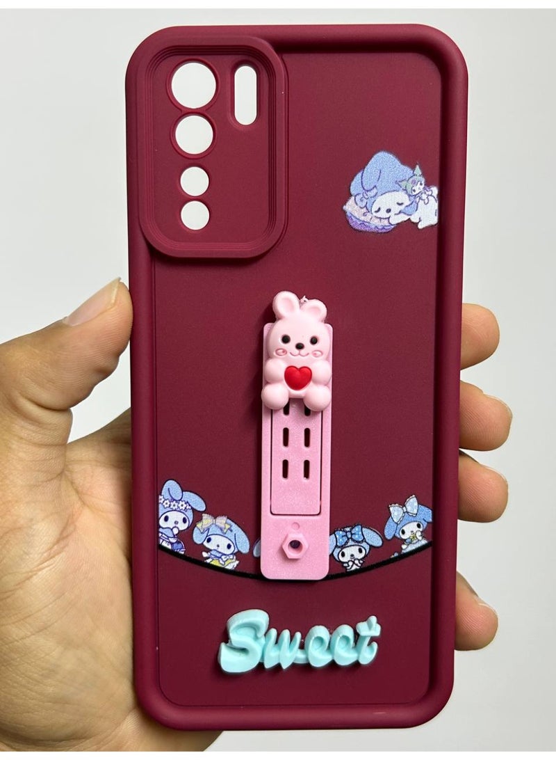 new cartoon-designed back cover with the word "Sweet" on it, compatible with the Oppo Reno 3 phone. - Image 3