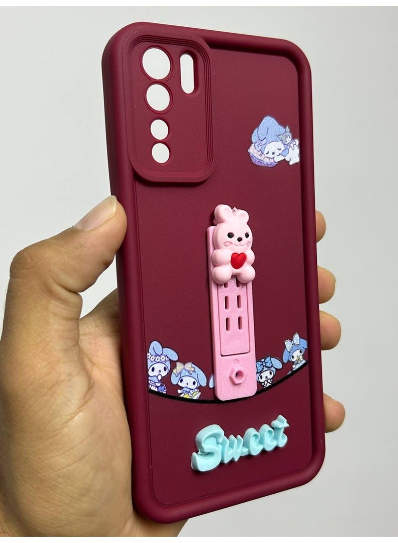 new cartoon-designed back cover with the word "Sweet" on it, compatible with the Oppo Reno 3 phone. - Image 2