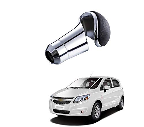 PRIKNIK Black Car Gear Shifter Lever Manual Modified Shifter Knob Handle Shift Lever Fit with 8mm 10mm 12mm Adapters Compatible with C-hevrolet S-ail U-V-A - Image 3