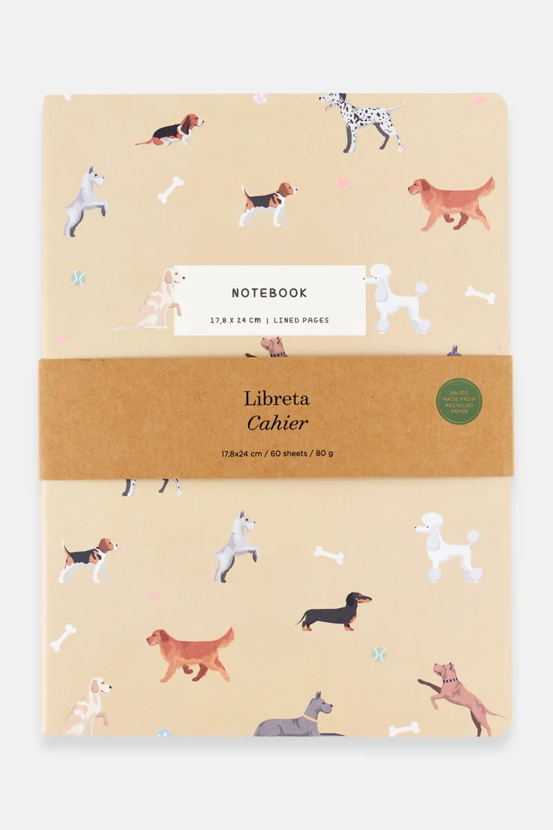 Muy Mucho Libreta Cashier Notebook, Beige