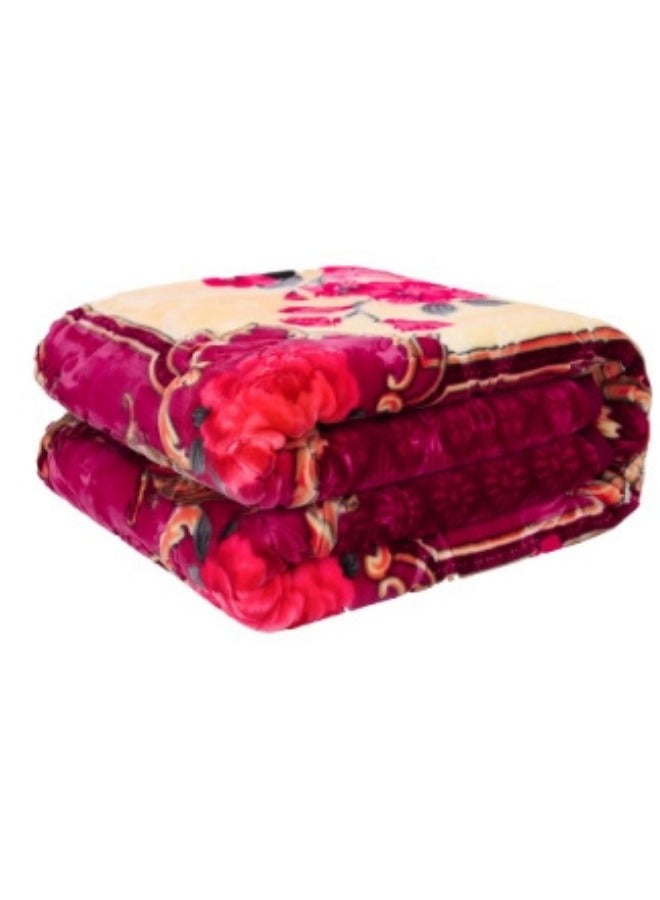 SMART HOME Soft and warm heavy winter blanket with a comfortable silky feel, double bed blanket measuring 200X240 cm and weighing 6 kg, super soft double layer blanket made of high quality materials - Image 2