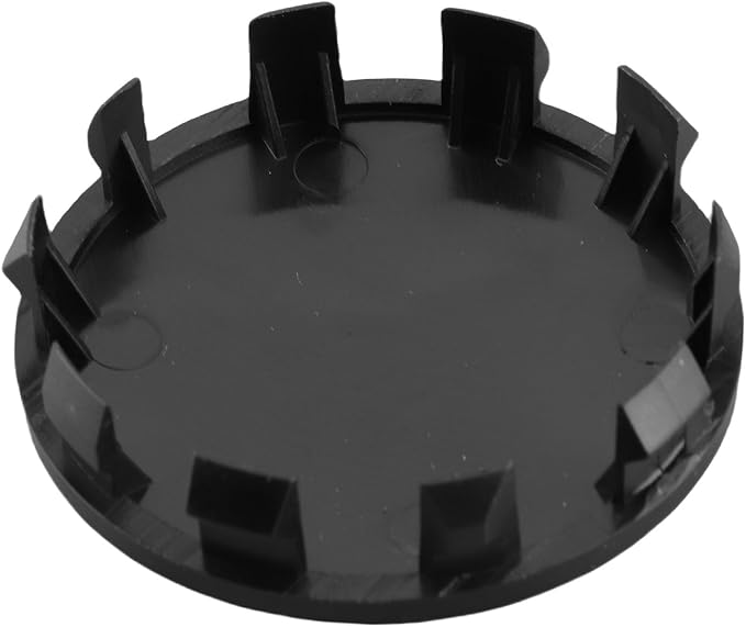 Glossy Black Wheel Center Caps 56 5mm Outer Diameter 53mm Inner Diameter ABS Metal Hub Caps Replacement - Image 1
