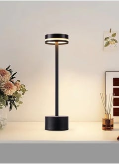 Wireless Table Lamp With A Slim Angle Great Light Integrated LED Light Source 1200 mA Lamp Black Color