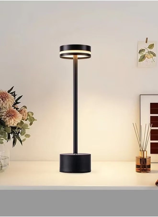 Bukela - Wireless Table Lamp With A Slim Angle Great Light Integrated LED Light Source 1200 mA Lamp Black Color - Image 1