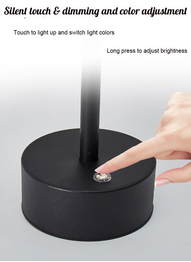 Bukela - Wireless Table Lamp With A Slim Angle Great Light Integrated LED Light Source 1200 mA Lamp Black Color - Image 1
