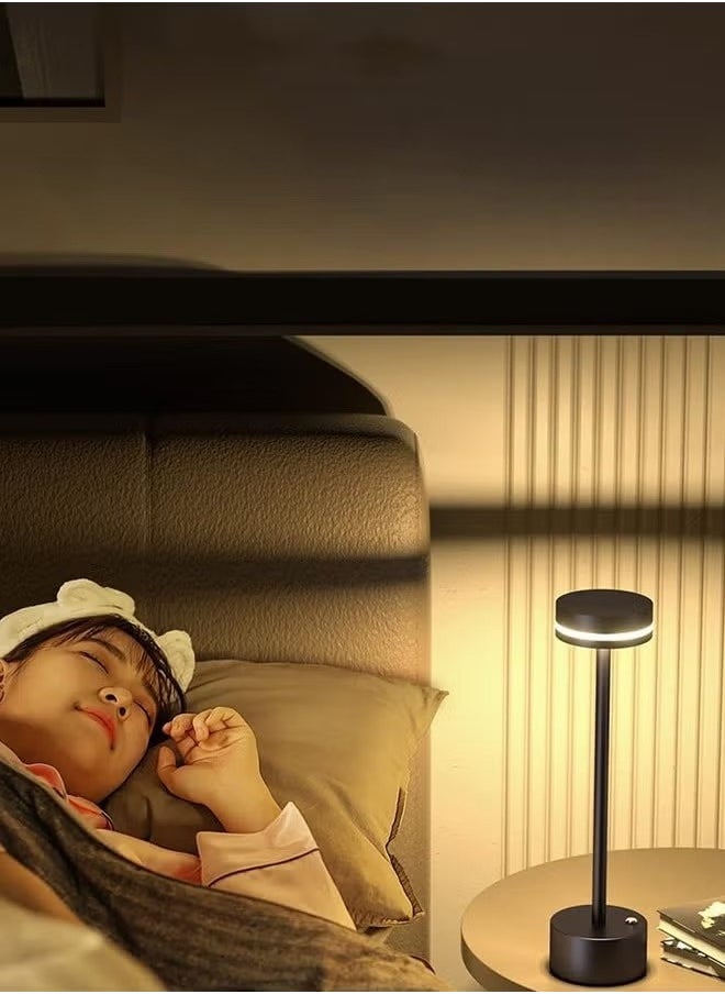 Bukela - Wireless Table Lamp With A Slim Angle Great Light Integrated LED Light Source 1200 mA Lamp Black Color - Image 1