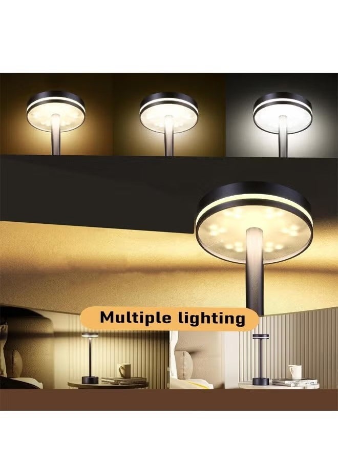 Bukela - Wireless Table Lamp With A Slim Angle Great Light Integrated LED Light Source 1200 mA Lamp Black Color - Image 1