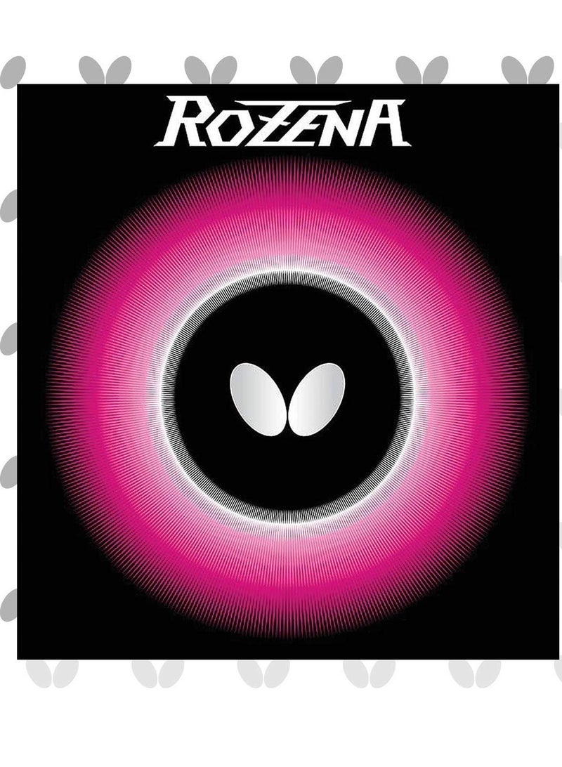 BUTTERFLY Butterfly Rozena Table Tennis Rubber Inverted Professional Butterfly Table tennis Rubber Black (1.9mm) 4906901186897  - Image 1