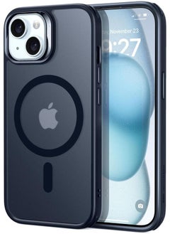 ESR For Iphone 15 Case Cover Compatible With Magsafe Military Grade Protection Yellowing Resistant Scratch Resistant Back Magnetic Phone Case For Iphone 15 Classic Series Frosted Black  - Image 1