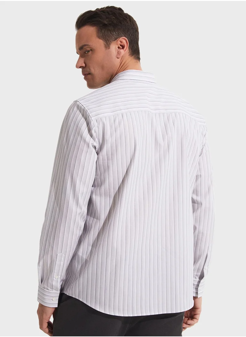 JUNE Striped Regualr Fit Shirt