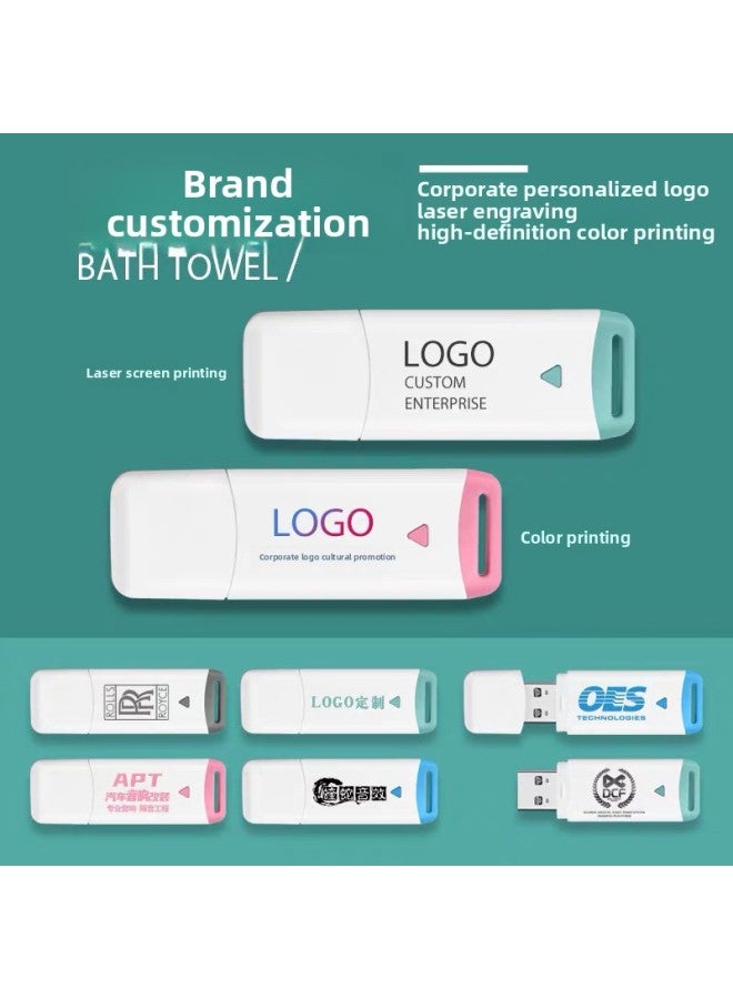 USB 64gu Disk Large Capacity Mobile Phone Computer Dual-use Company Logo Gift Car USB Wholesale-Colour:Pink-Capacity:USB3.0 64GB - Image 3