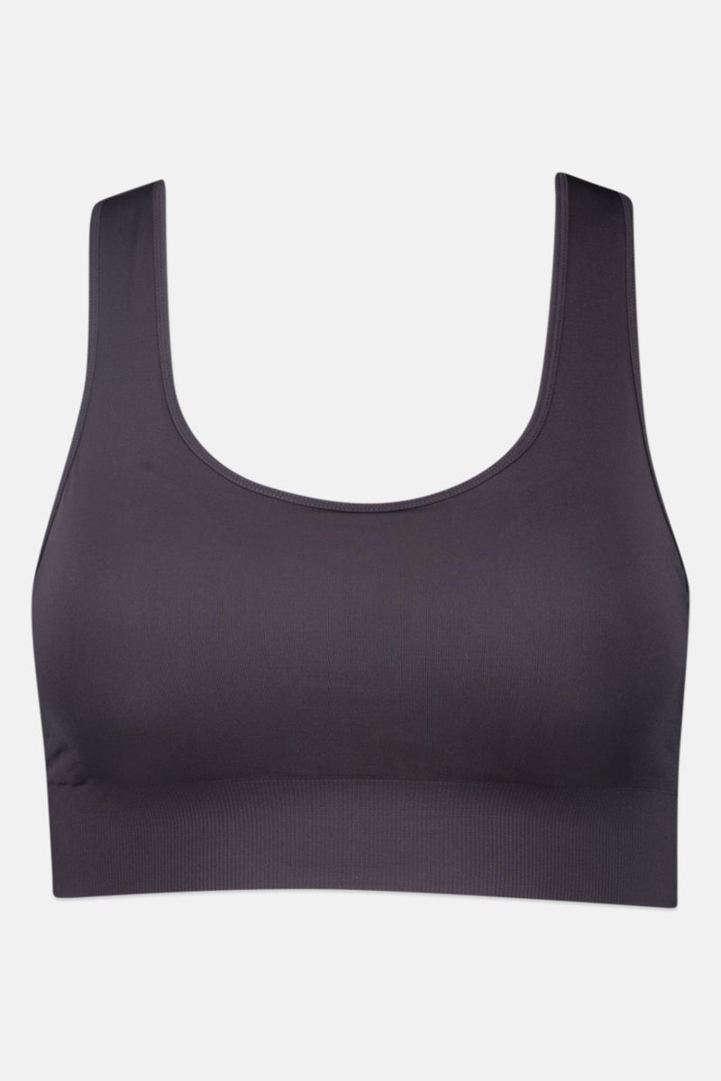 ONLY Women Lightly Padded Training Sports Bra, Navy - Image 2