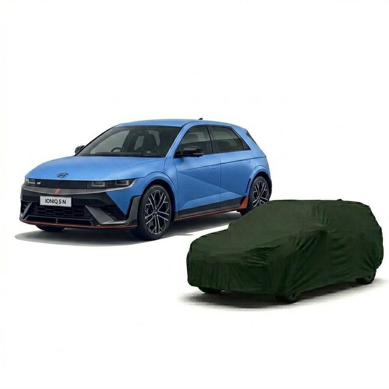 Fully waterproof car cover – resistant to water and dust – durable material for protection from sun and rain – designed specifically for the Hyundai IONIQ 5N - Image 1