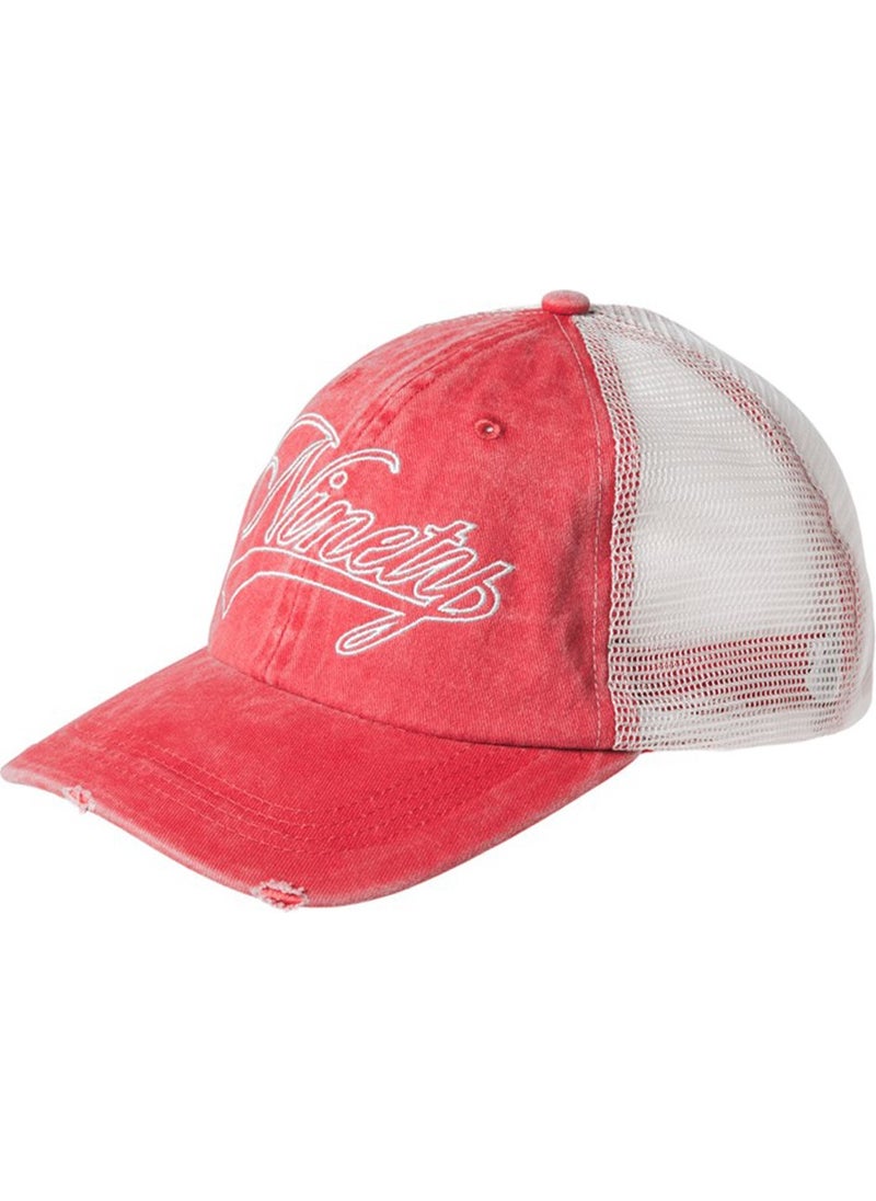 Jack Jones - Jacteam Trucker Cap Red Men's Hat 12229226-Rococ - Image 1