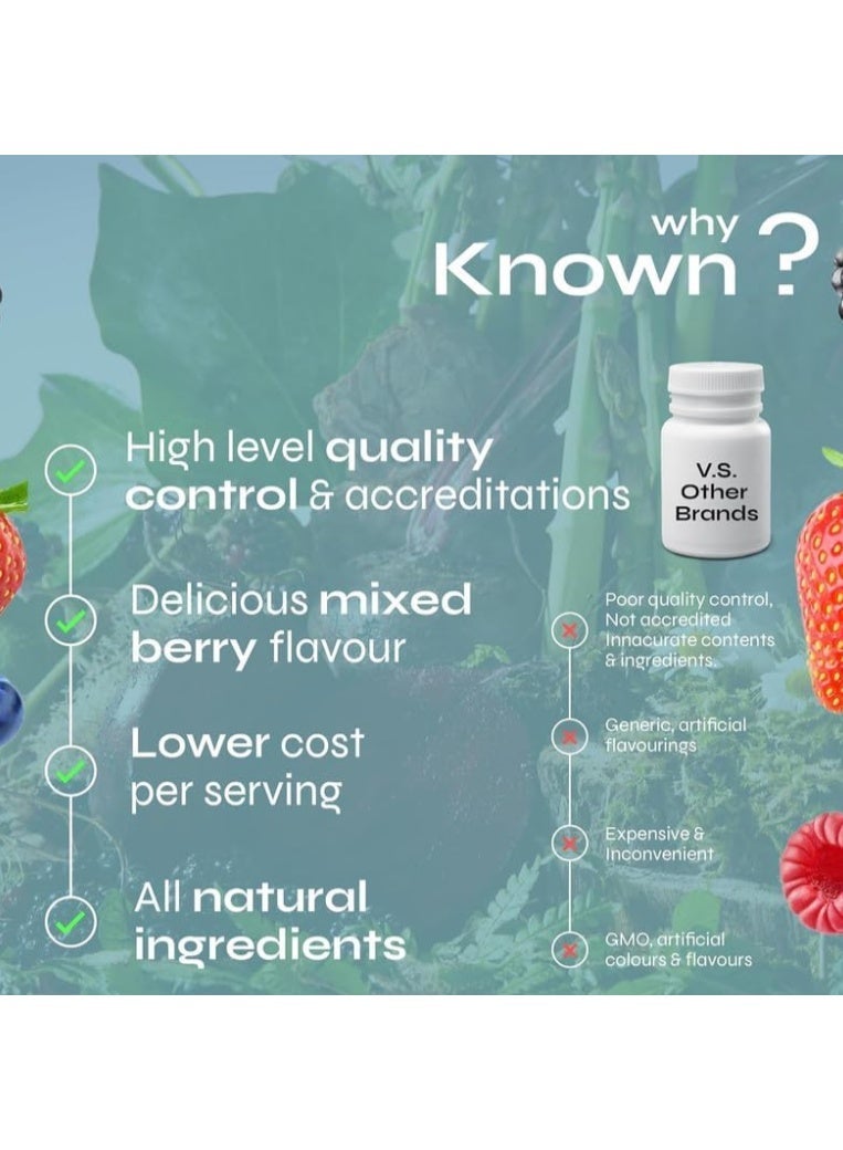 Known Iron Vegan Gummies Supplement | 7mg Iron |Energy, Immune Support - Image 3