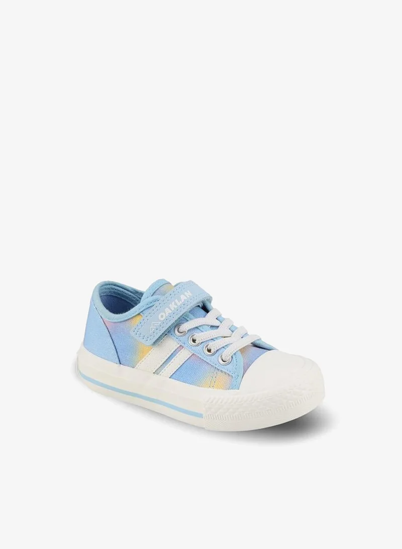 شو اكسبرس Girls Striped Lace-Up Ankle Sneakers