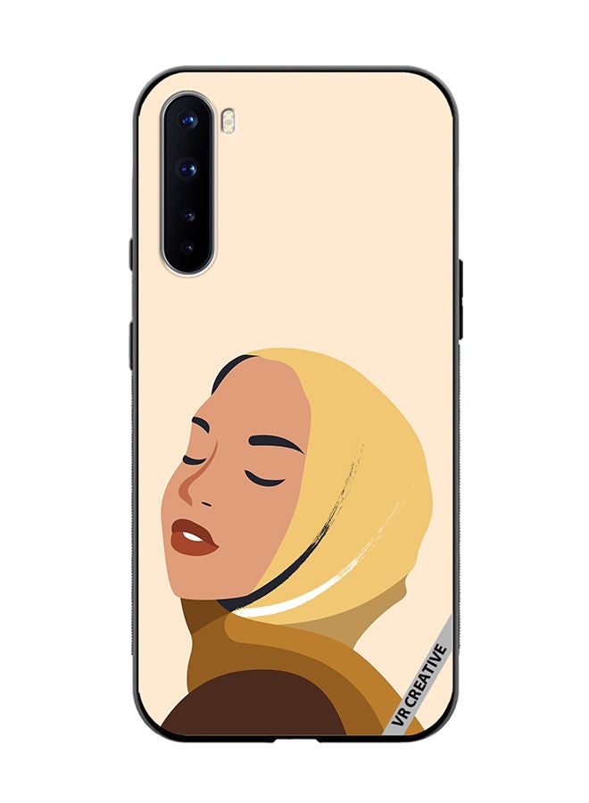 VR CREATIVE Protective Case Cover For OnePlus Nord Cartoon Woman Shape Design Multicolour - Image 1