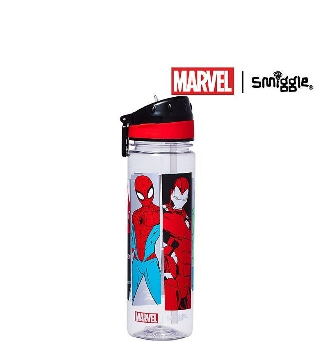 Smiggle Marvel Comics 650ml Water Bottle - Image 1