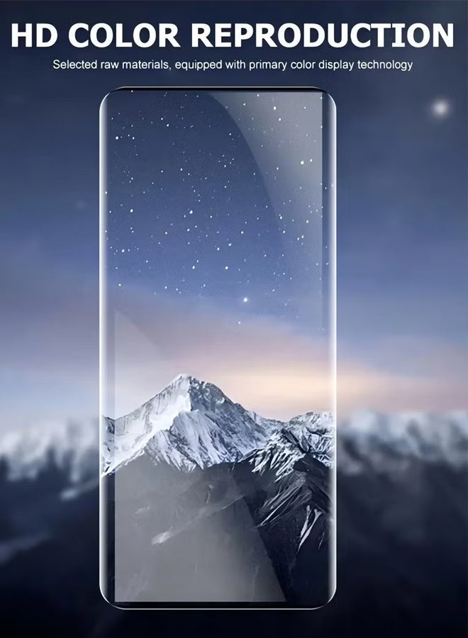 X-level 2 Pcs Infinix Note 50s 5G Screen Protector Premium Curved Edges UV Full Glue Full Cover Tempered Glass Screen Protector- Clear - Image 2