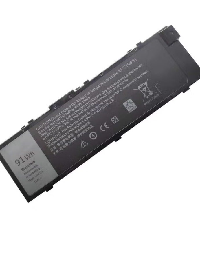 MFKVP Laptop Battery Compatible for Dell Precision 15 7510 7520 M7510 17 7710 7720 M7710 Series T05W1 GR5D3 0FNY7 1G9VM M28DH 451-BBSF 451-BBSE 91Wh 11.4V - Image 3