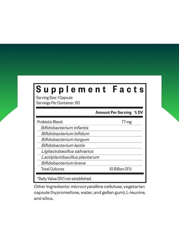 Seeking Health بروبيوتا هيستامين إكس، 10 مليار وحدة تشكيل مستعمرات بروبيوتيك منخفضة الهيستامين لصحة الأمعاء، توازن الميكروبيوم، راحة الهضم لعدم تحمل الهيستامين، نباتي ونباتية (60 كبسولة) - Image 3