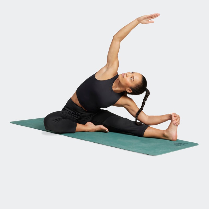 Adidas Yoga Crop Tank Top with Inner Shelf Bra - Violet Tone - Image 1