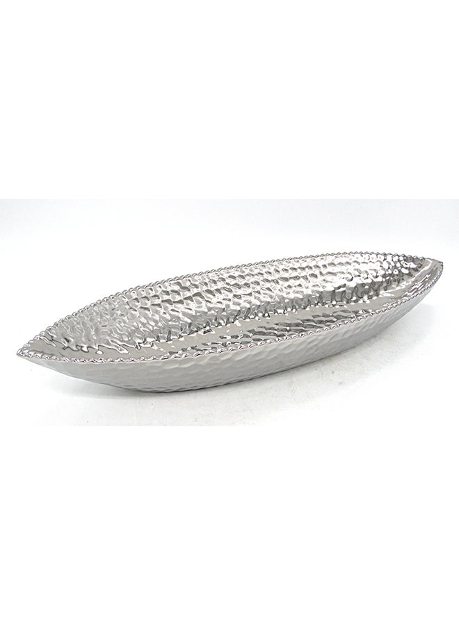 ايست من نون Decorative plate  22.5*7.3*9 cm Silver