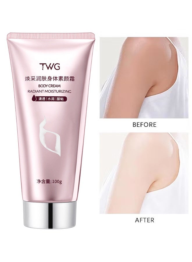 TWG Body Cream, Whitening Cream Fast Skin, Whitening Body Lotion, Covers Skin Blemishes, Evens Skin Tone, Brightens And Whitens Skin Care (100g) - Image 1