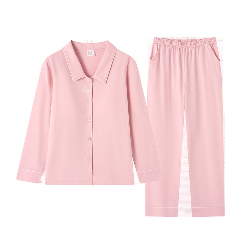 Couples Cardigan Cotton Sleepwear Set - Image 4