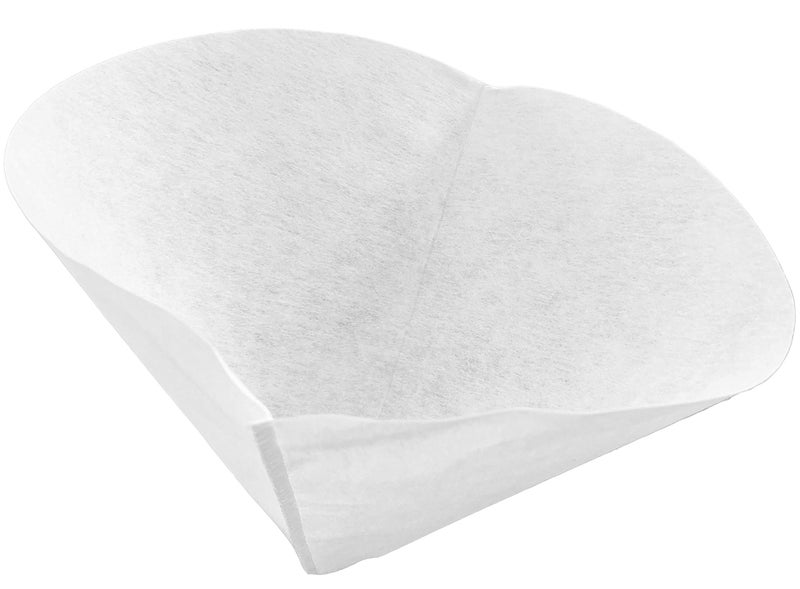 TezPak (100 Pack) Commercial 10" Deep Fryer Oil Filters, Maple Syrup Filters, Beeswax Filters, Grease Filter Cones, Best For Restaurants, Cafes, Food Trucks, Hotels - Image 1