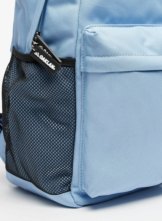 OAKLAN Logo Print Backpack with Adjustable Straps
