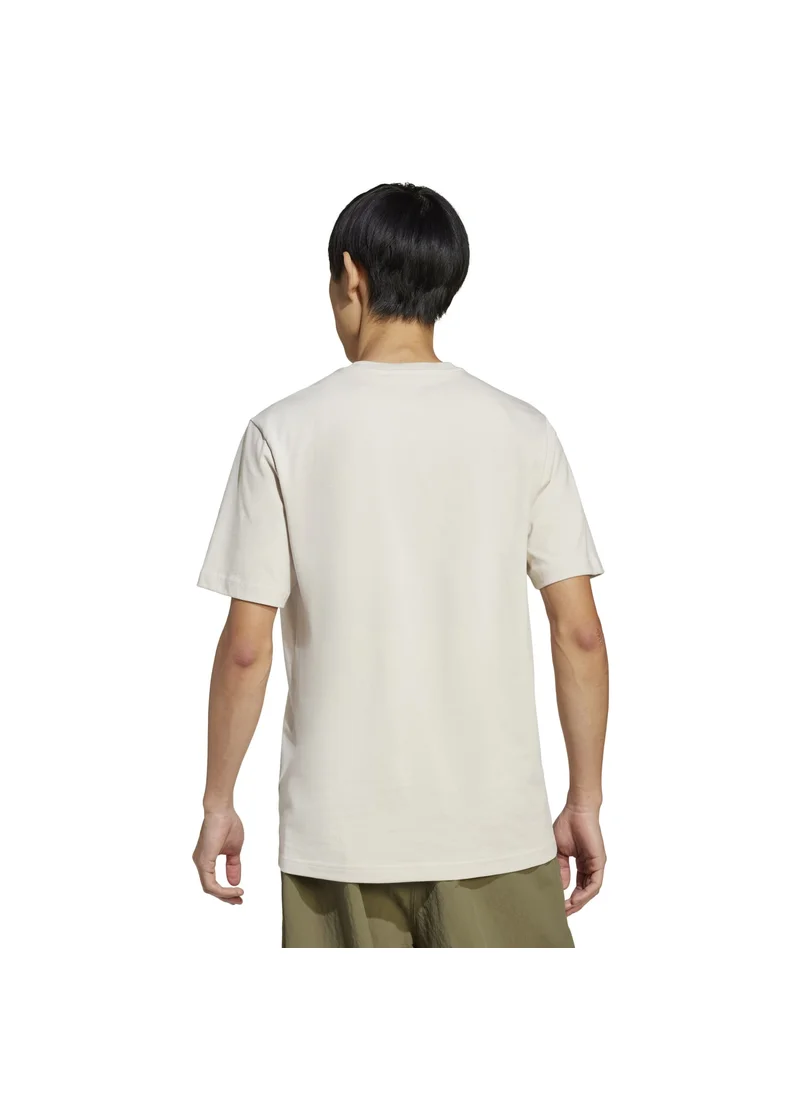اديداس adidas GRFX TEE Beige Originals Men T-SHIRTS