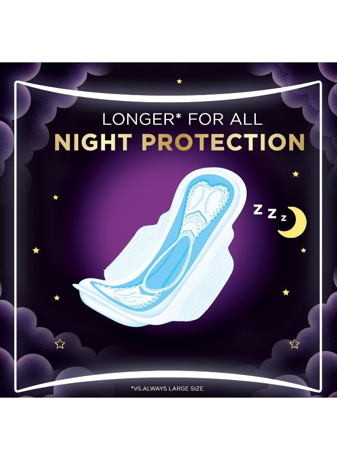 Always Pads Maxi Thick XL for Heavy Night Protection, 24 Sanitary Pads - Image 2